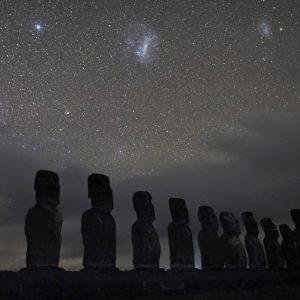 Easter Island Starry Night