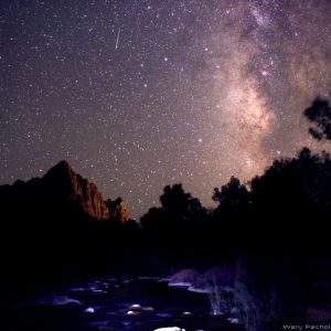 River and Milky Way