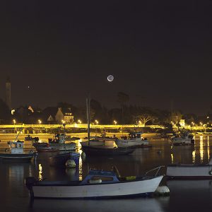Moon and Venus in Brittany