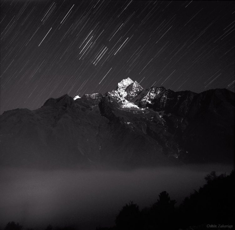Orion Trails Above Himalaya