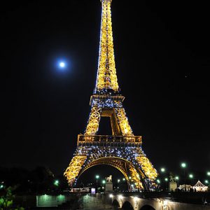 The Moon Above Paris