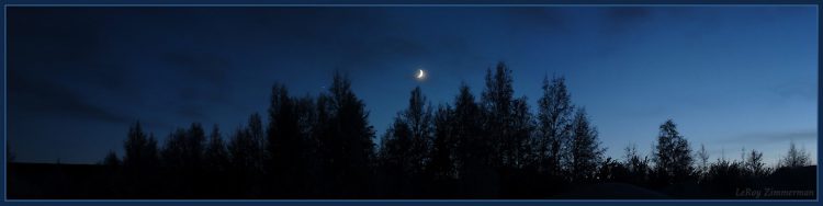 Solstice Moon from Alaska