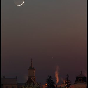 Moon and Mercury