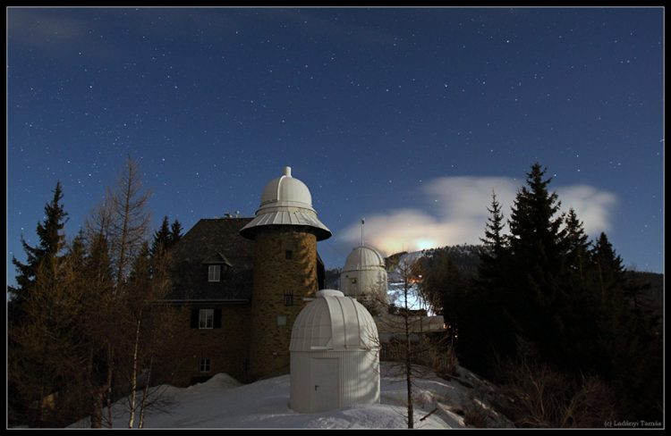 Kanzelhohe Observatory under Moonlight