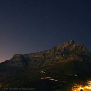 Southern Stars above Table Mountain