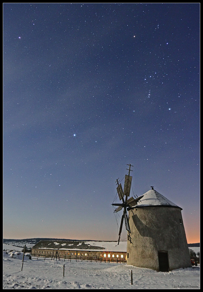 Winter Triangle and Windmill