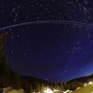 ISS and Discovery over British Columbia