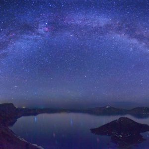 Starry Sky above Crater Lake
