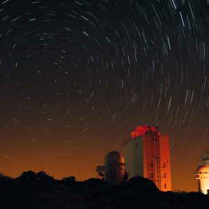 Sky Rotation above Teide Observatory