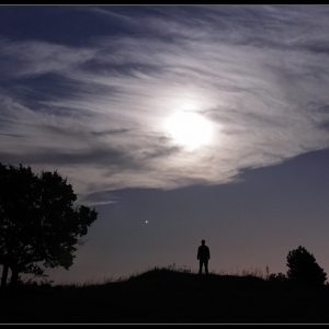 Moon and Jupiter