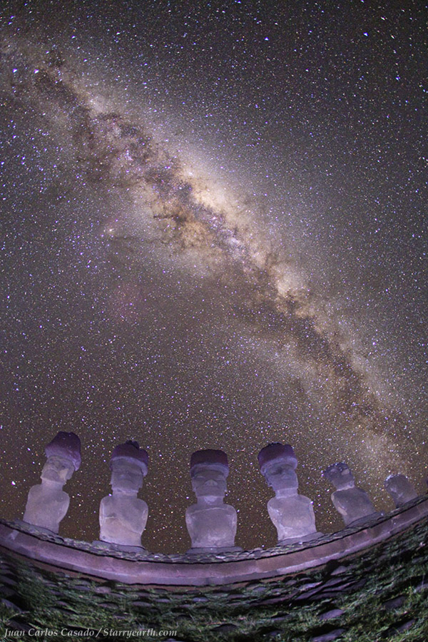 Easter Island Milky Way