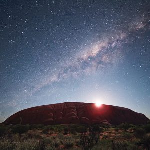 Sky above Uluru