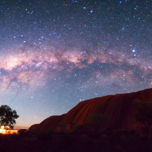 A Galactic View of Ayers Rock