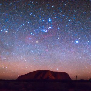 Starry Sky above the Heart of Australia