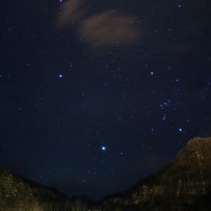 Winter Stars above Bavarian Alps