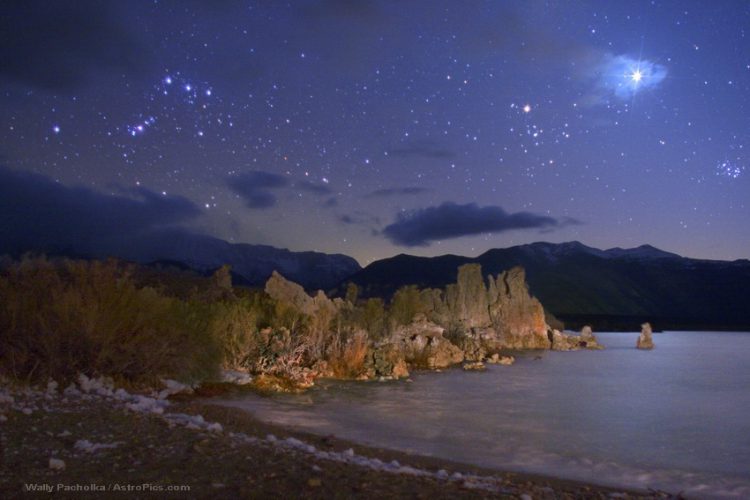 Starry Sky of an Alien Lake