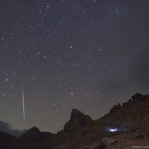 Meteor Above Mojave Desert