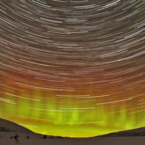 Star Trails and Northern Lights