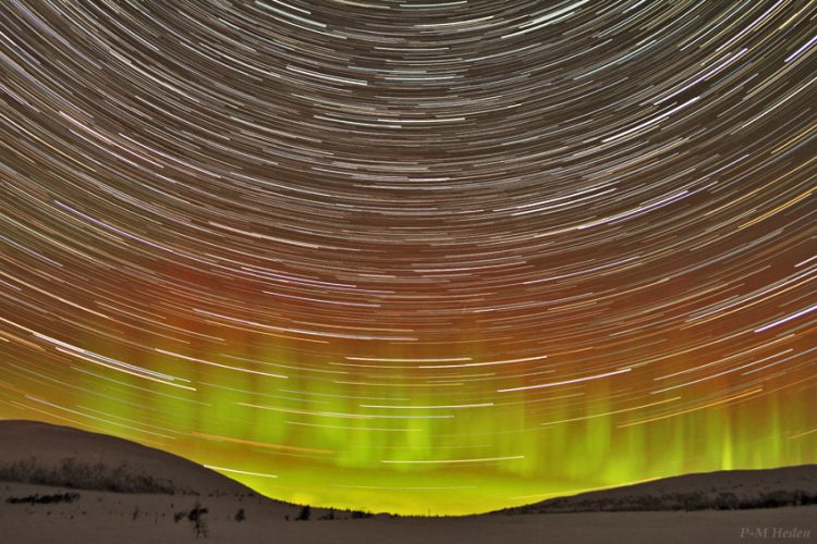 Star Trails and Northern Lights