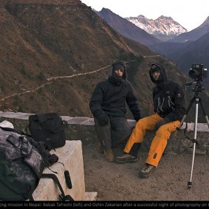 Startrails Above Everest