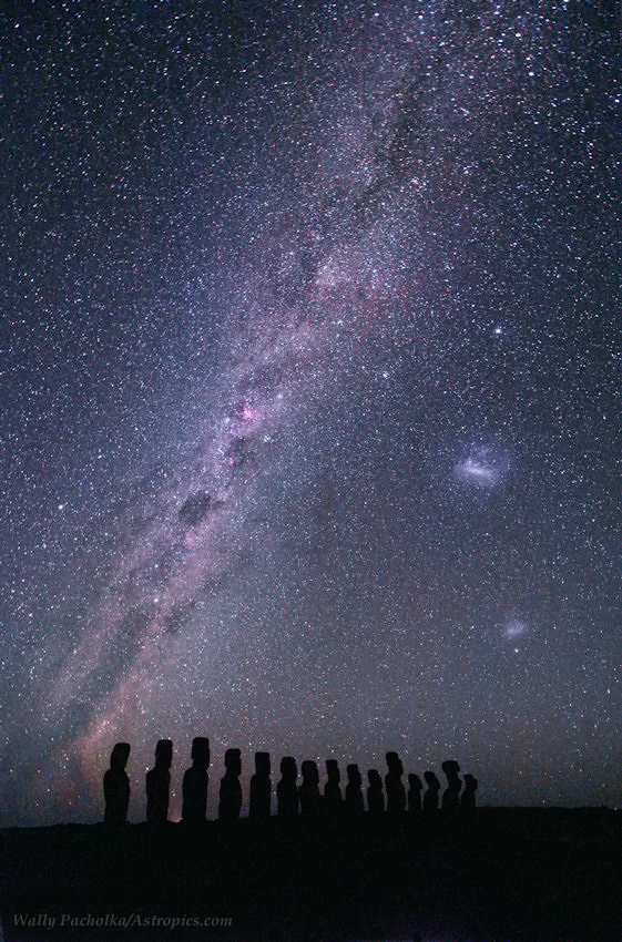 Milky Way Above Easter Island