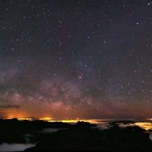 Milky Way Rises above Canaries