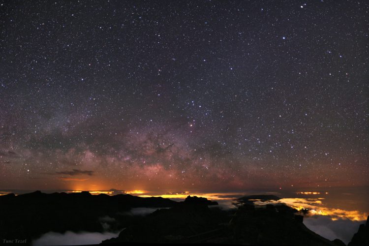 Milky Way Rises above Canaries