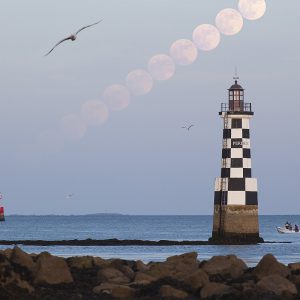 Lighthouse Moonrise