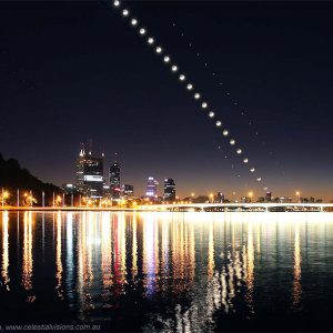 Moon and Planets above Perth