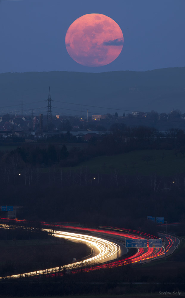 Full Moon above Stuttgart