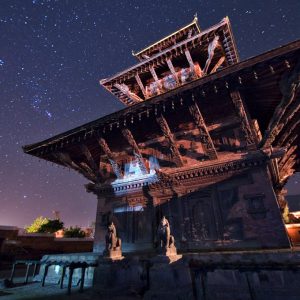 A Starry Fall Night of Nepal