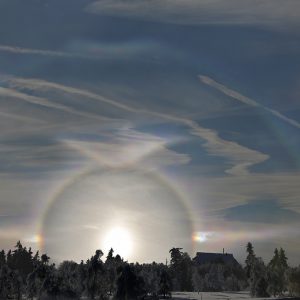 Double Halos above Black Forest