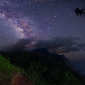Hiking Na Pali Coast Trail at Night