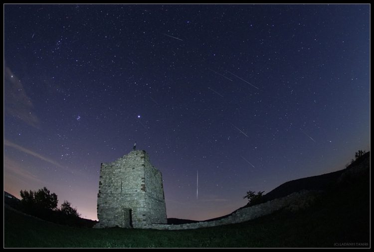 Perseids Composite over Hungary