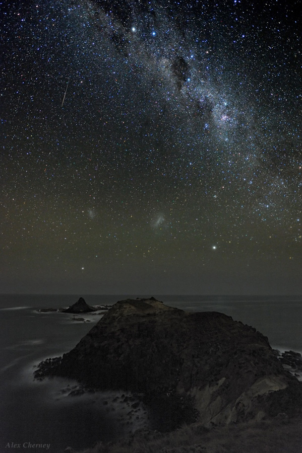 Southern Cross above Phillip Island