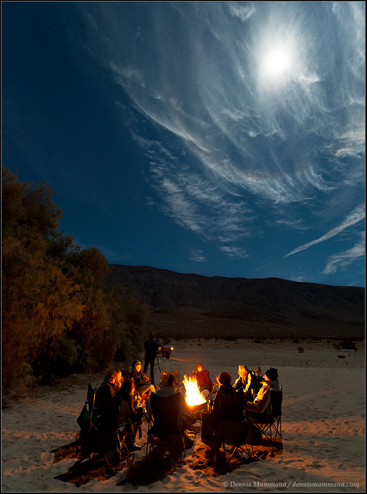 Campfire by Moonlight