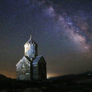 Milky Way and Lonely Chapel