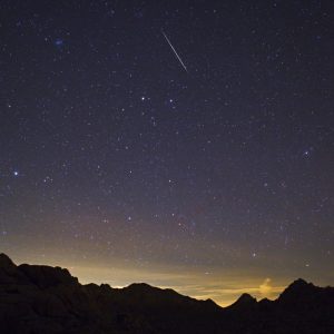 Quadrantid Meteors over Mojave Desert