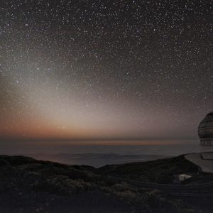 Zodiacal Light and Gran Telescopio Canarias