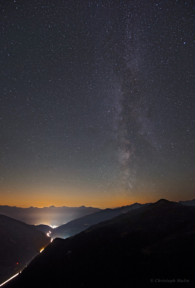 Tyrol, Where Mountains Meet Starry Sky