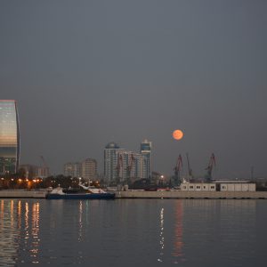 Penumbral Lunar Eclipse over Baku