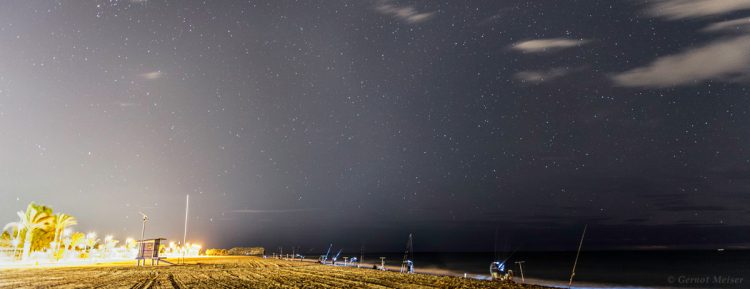 Starry Sky Fades in Light Pollution
