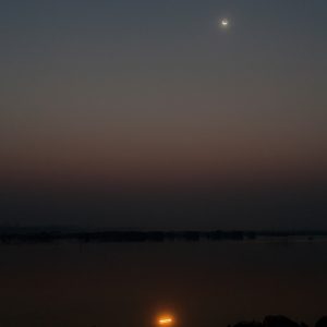 Ganges River Moonrise