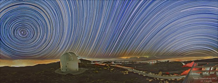 Star Trails Over Tenerife