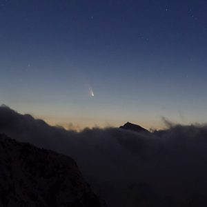 PanStarrs over Alps