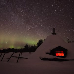 Finland Winter Night