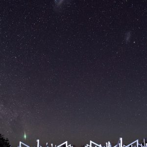 Fireball over Murchison Radio Telescope