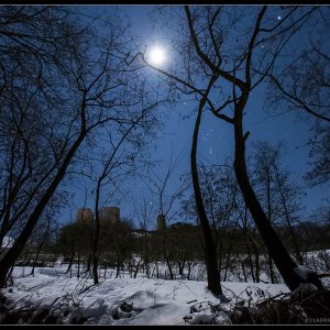 Castle Winter Night