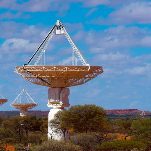 Radio Telescope and Southern Sky