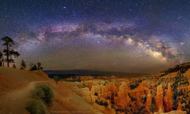 Fairyland Trail under the Milky Way